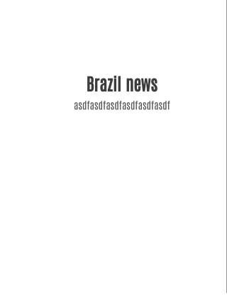 Brazil news