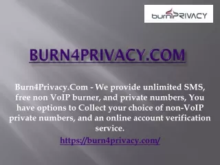 burn4privacy com