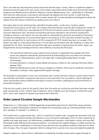 Lateral Flow System Design