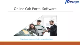 Online Cab Portal Software
