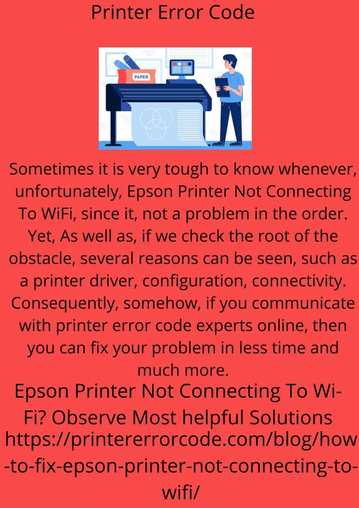 printer error code