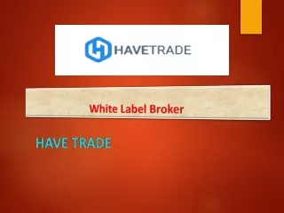 White Label Broker