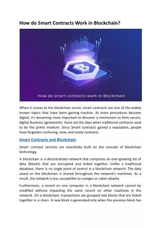 How do Smart contracts work in Blockchain (2).docx