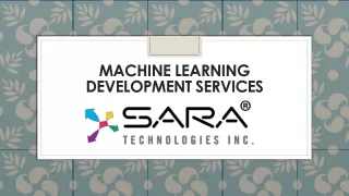machine learning development services