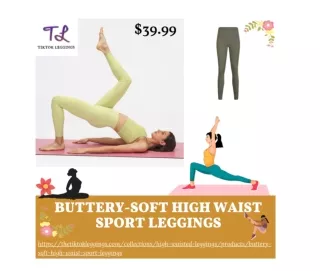 Buttery-Soft High Waist Sport Leggings
