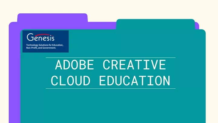 adobe creative cloud education