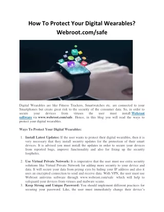 how to protect your digital wearables webroot
