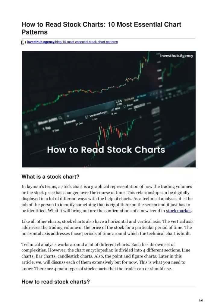 how to read stock charts 10 most essential chart