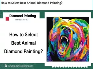 How to Select Best Animal Diamond Painting
