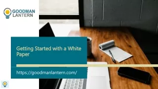 getting started with a white paper