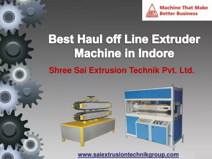 best haul off line extruder machine in indore