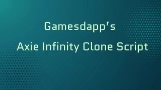 Kick Start your NFT Gaming Platform with Axie Infinity Clone Script