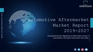 Automotive Aftermarket Market size, share, demand