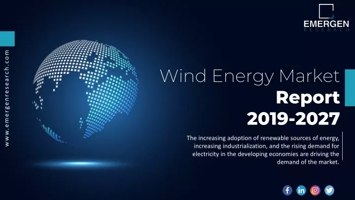 wind energy market report 2019 2027