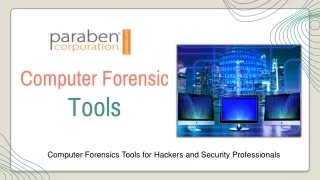 Best Computer Forensic Tools - Paraben.com