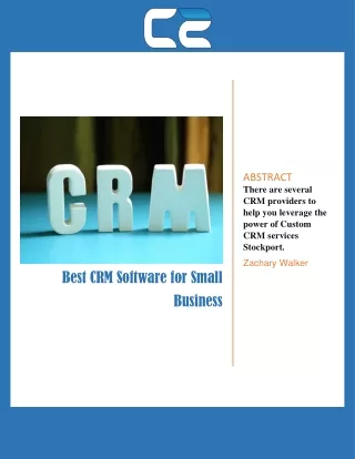 What CRM software is best for a small startup?