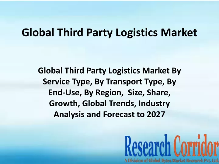 global third party logistics market