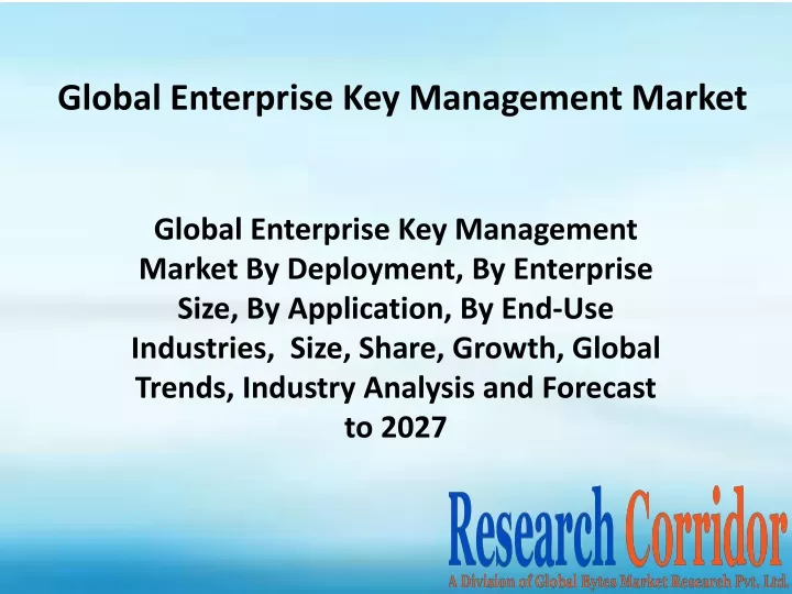 global enterprise key management market