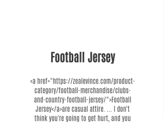 Football Jersey