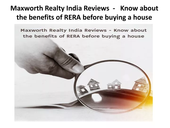 maxworth realty india reviews know about