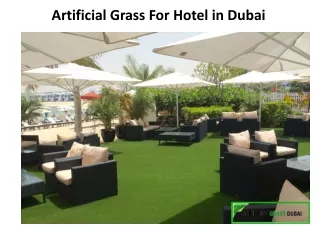 artificial grass for hotel in dubai