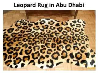 leopard rug in abu dhabi
