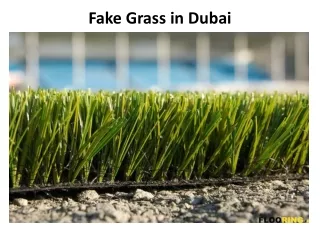 fake grass in dubai