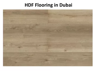 hdf flooring in dubai
