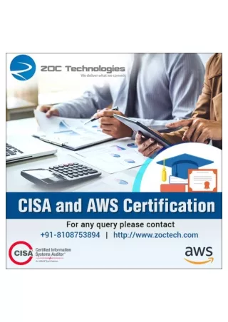 "Zoc Technologies- Get Best Online IT Certification & Training  "