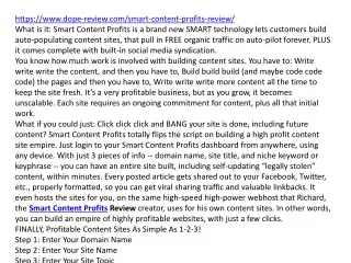 https www dope review com smart content profits
