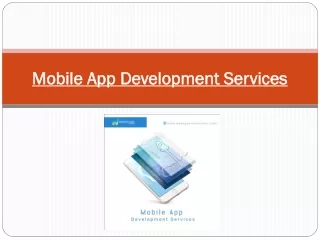 mobile app development services