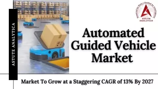 Current research: Automated Guided Vehicle Market rapidly growing worldwide