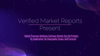 verified market reports present