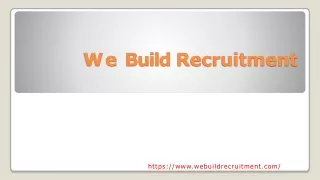 We Build Recruitment News