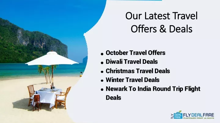 our latest travel offers deals