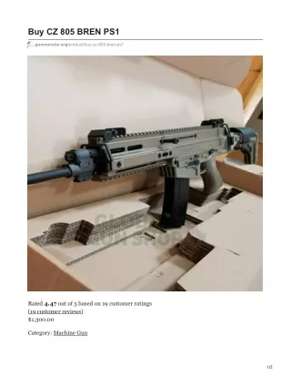 buy cz 805 bren ps1