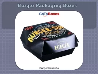 burger packaging boxes