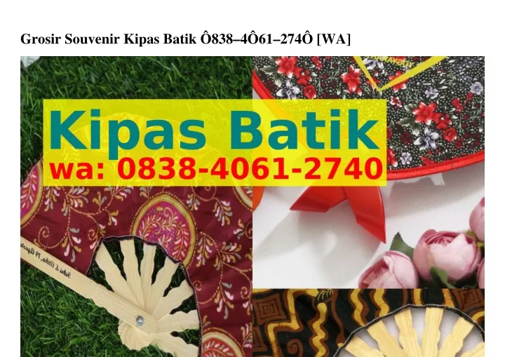 grosir souvenir kipas batik 838 4 61 274 wa