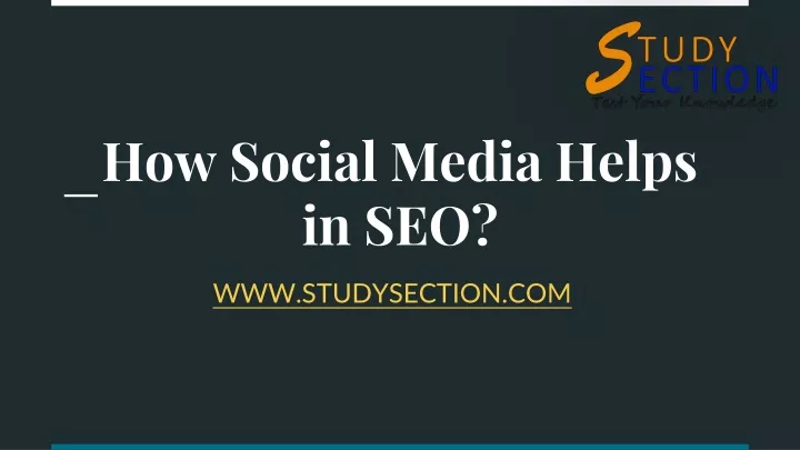 how social media helps in seo