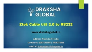 ztek cable usb 2 0 to rs232