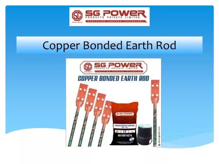 copper bonded earth rod