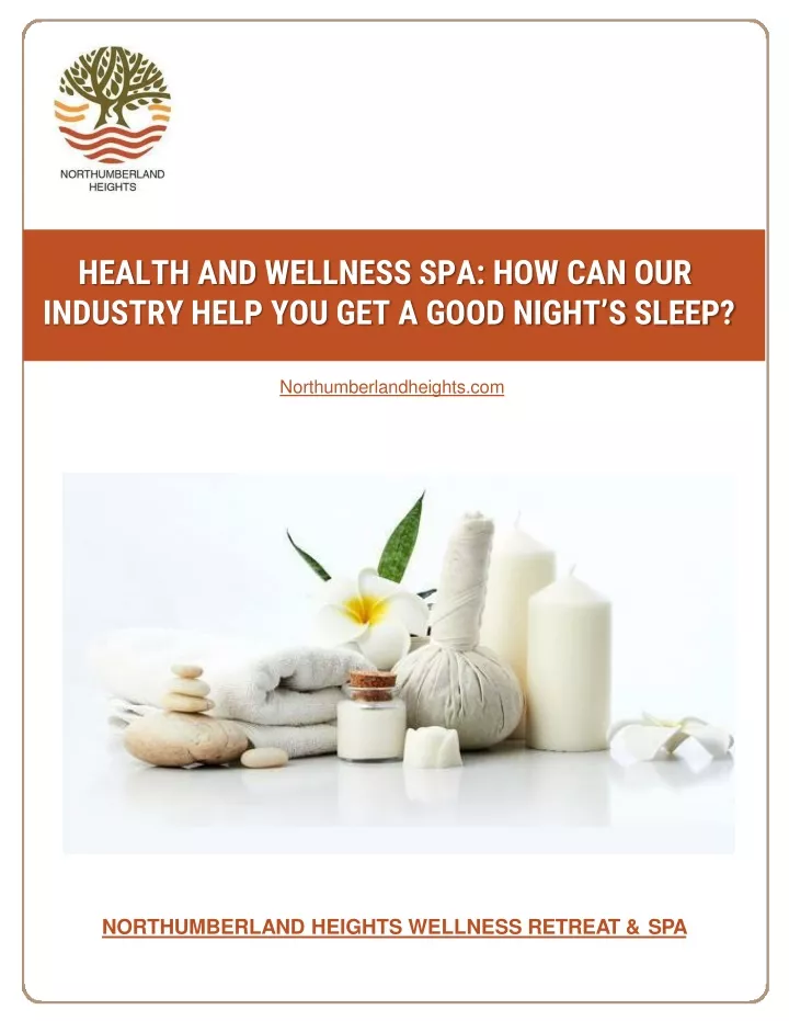 health and wellness spa how can our industry help