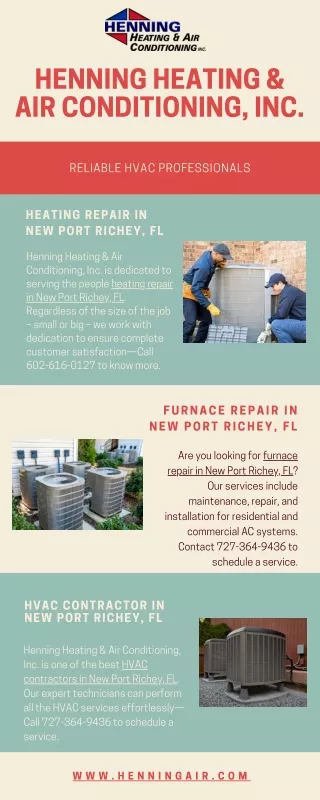 HVAC Contractor in New Port Richey, FL