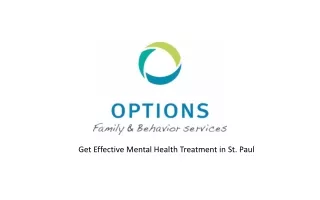 Seek out for Mental Health Treatment in St Paul at Options Family & Behavior Services, Inc.