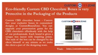 eco friendly custom cbd chocolate boxes is very