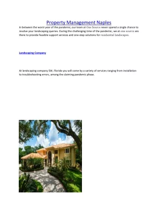 property management naples in between the worst
