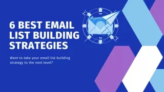 6 Best Email List Building Strategies