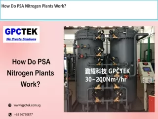 How Do PSA Nitrogen Plants Work