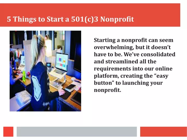 5 things to start a 501 c 3 nonprofit