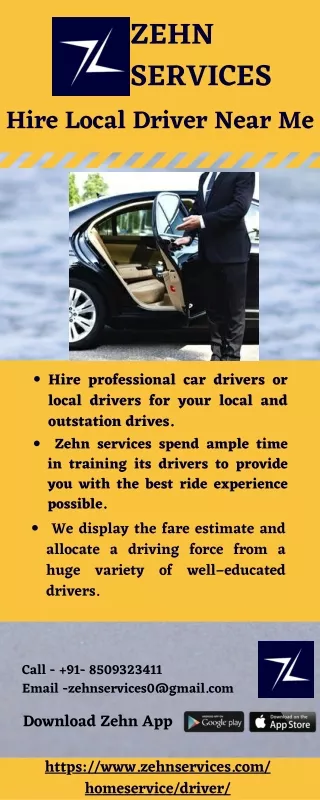 Hire Local Driver Near Me